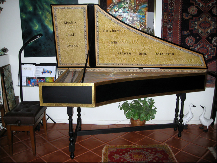 Sally Mosher's Flemish Single harpsichord